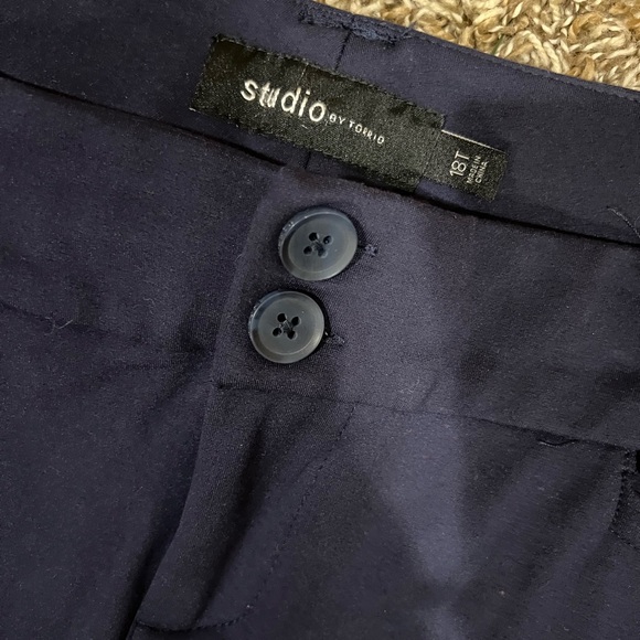 Studio by Torrid Navy Trousers - Picture 3 of 4